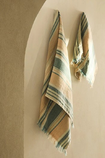 Striped Linen Towel