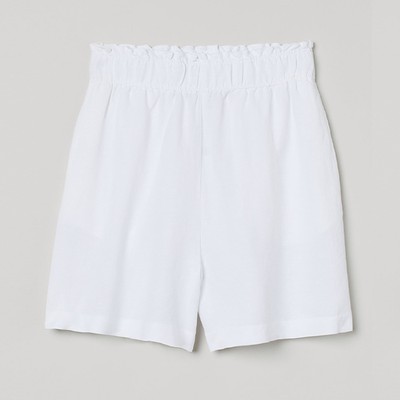 Linen-Blend Pull-On Shorts  from H&M