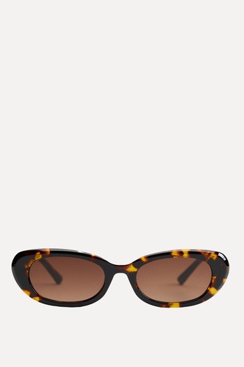 Oval Tortoiseshell-Effect Sunglasses from Zara