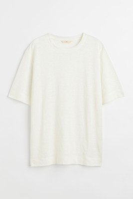 Linen T-Shirt from H&M