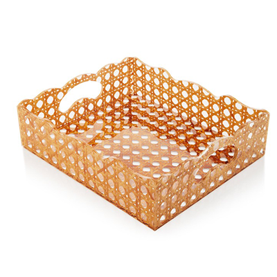Large Rattan Gallery Tray from Moda Domus