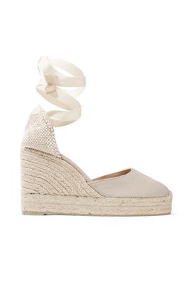 Carina Canvas Wedge Espadrilles from Castaner