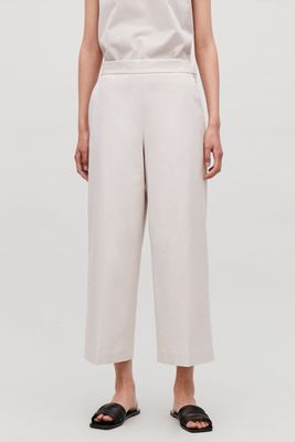 Wide-leg Pressfold Trousers from COS