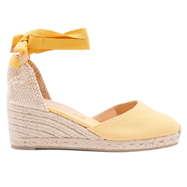 Joyce 60 Canvas & Jute Espadrille Wedges from Castañer
