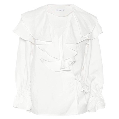 Camila Linen Blend Blouse from Rejina Pyo