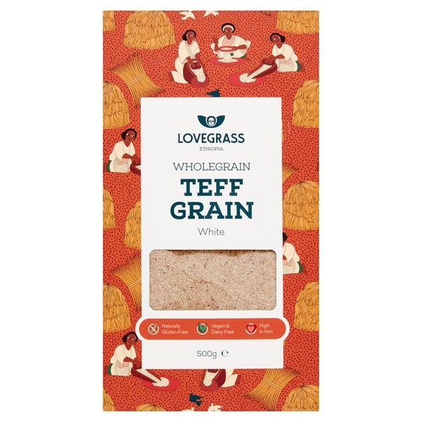 White Teff Grain from Lovegrass