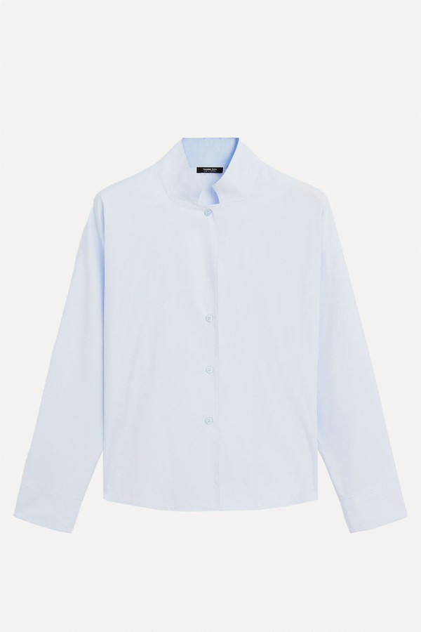 100% Cotton Poplin Shirt from Massimo Dutti