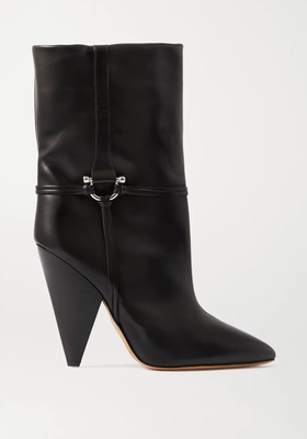 Lunder Leather Ankle Boots from Isabel Marant