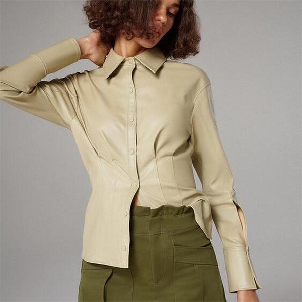 Leather Shirt from Zara