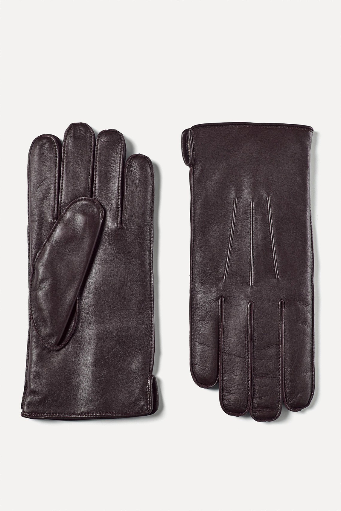 Cashmere Lined Leather Gloves