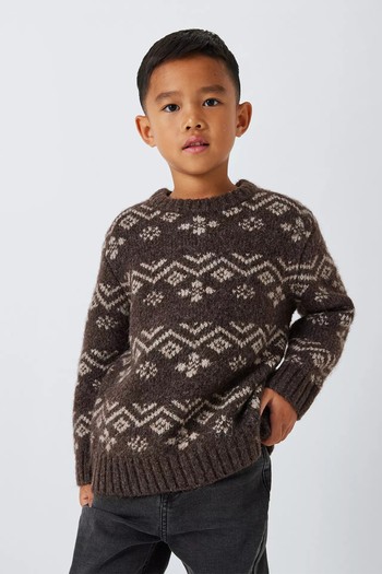 Kids' Fair Isle Knit Jumper from John Lewis