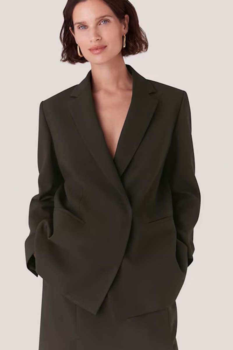Natalie Wool Blend Blazer from Whistles
