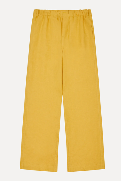The Palazzo Linen Trousers from With Nothing Underneath