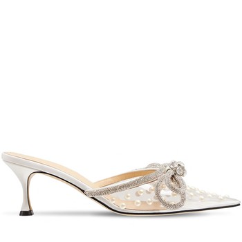 Double Bow-Embellished Mules, £977 | Mach & Mach