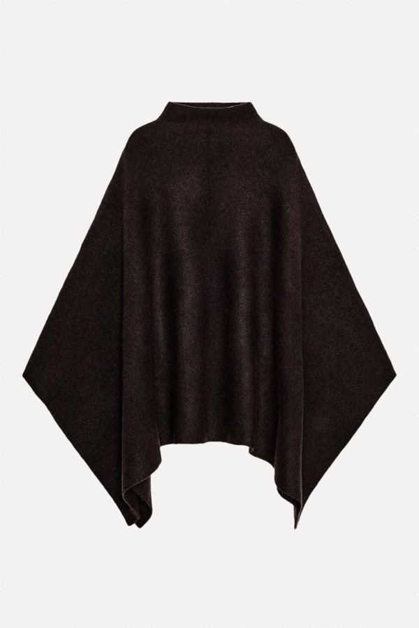 Knit Cape With High Neck from Zara