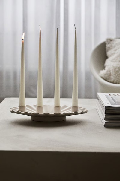  Stoneware Advent Candelabra from H&M