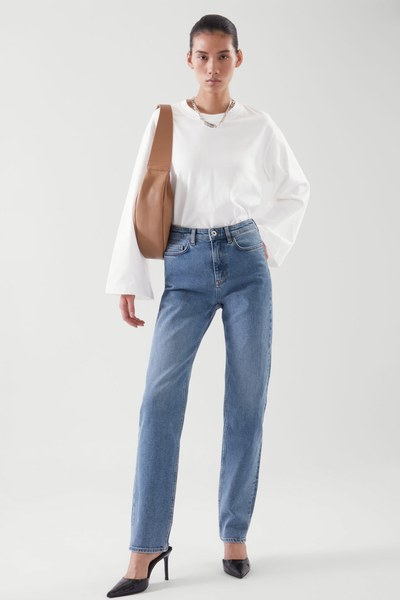 Straight-Leg Full-Length Jeans, £59