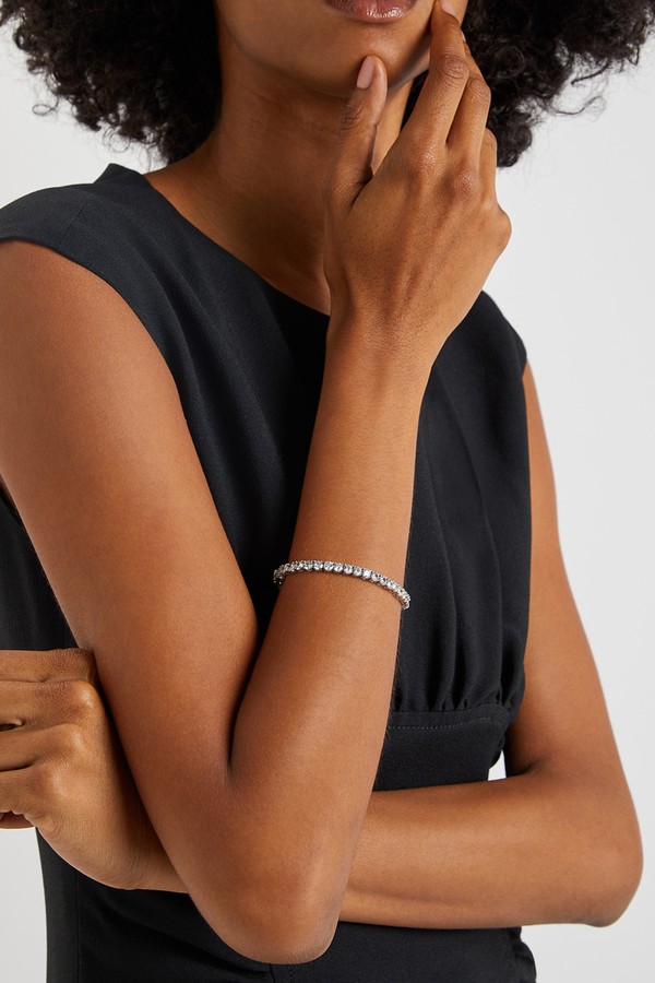 Grace Gold-Plated Tennis Bracelet from FALLON