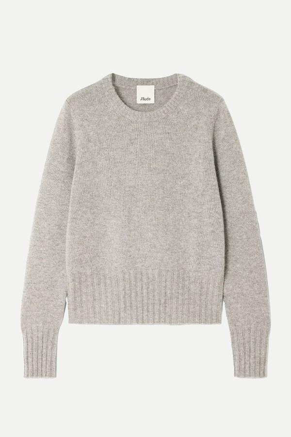 Wool & Cashmere-Blend Sweater from ALLUDE