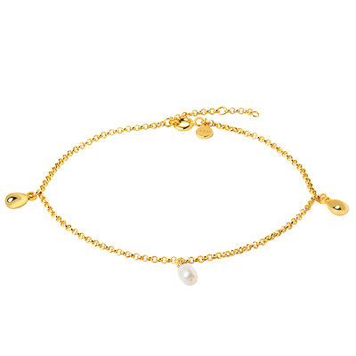 Illume Pearl Charm Anklet