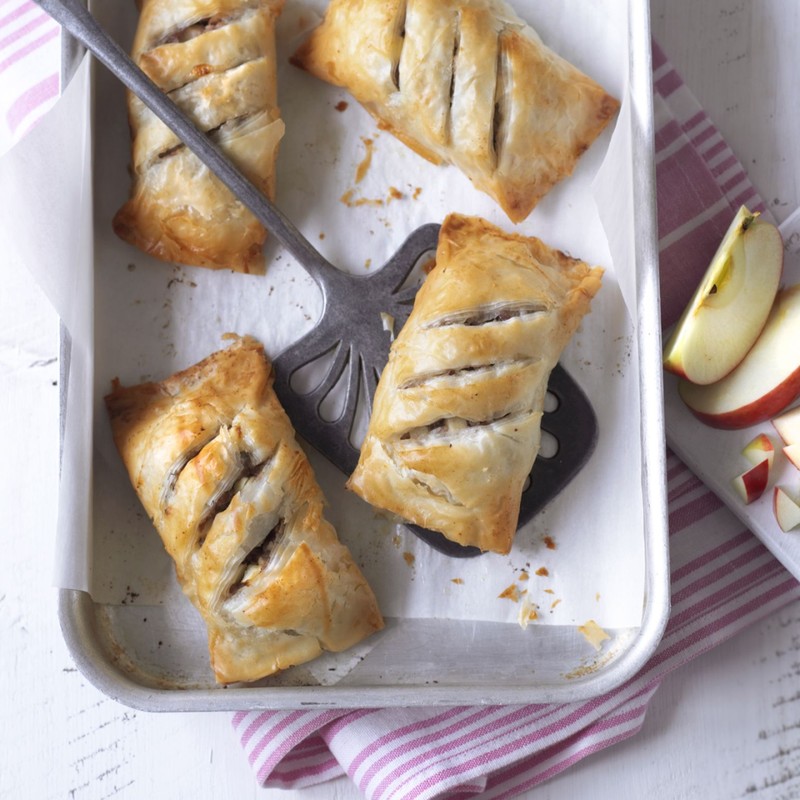 Apple & Sausage Filo Rolls