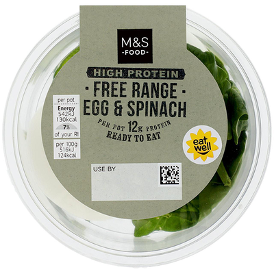 Free Range Egg & Spinach Pot from M&S 