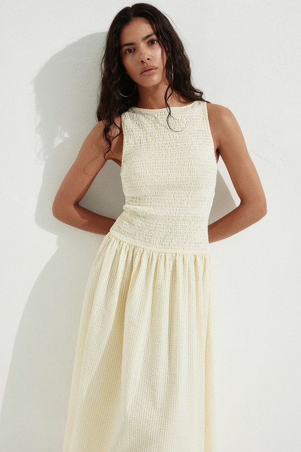 Smocked Seesucker Dress from H&M