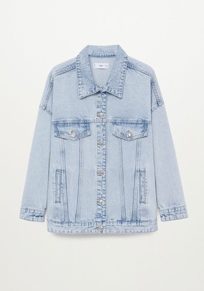 Oversized Denim Jacket from Mango