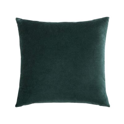 Emerald Green Velvet Cushion from Maisons Du Monde