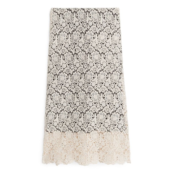 Cotton Lace Skirt from Arket