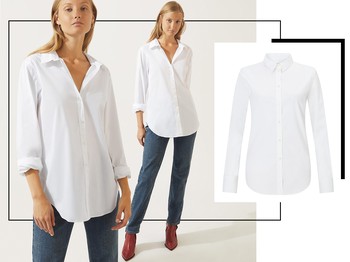 White Cotton Shirt, £79