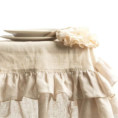 Anti Satin Linen Table Cloth from Borgo Delle Tovaglie
