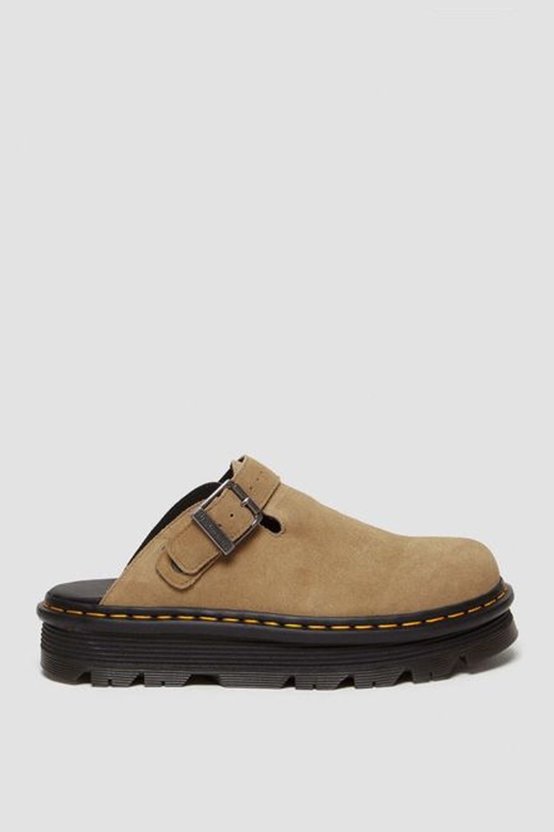 Zebzag Suede Casual Slingback Platform Mules