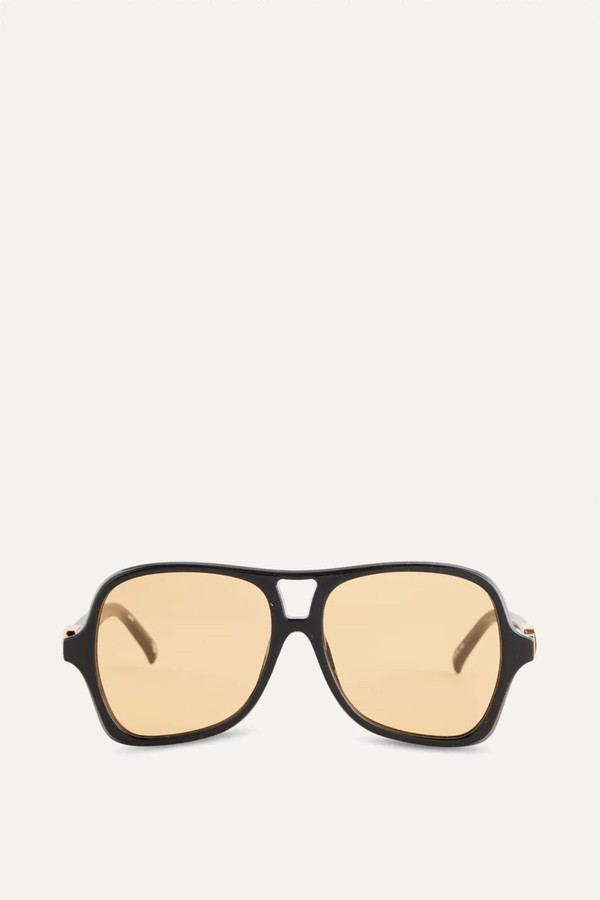 Fortune Teller Aviator-Frame Polycarbonate Limited-Edition Sunglasses from Le Specs