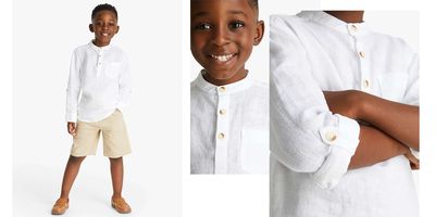 Boys’ Linen Shirt, £18 | John Lewis & Partners