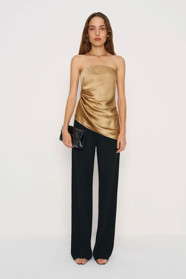 Quinley Silk Top from Reformation