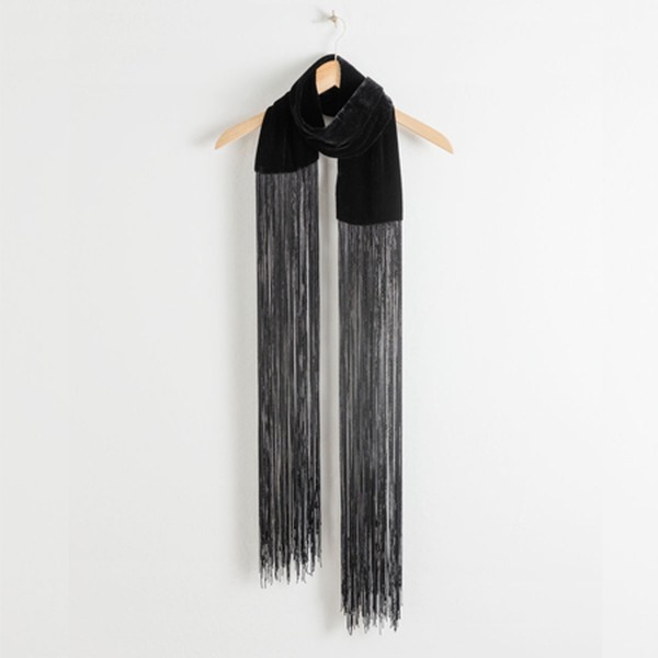 Velvet Fringe Scarf from & Other Stories