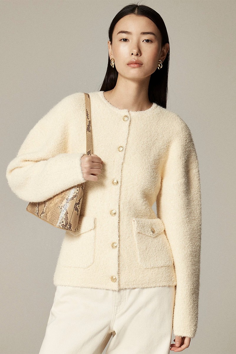 Cinched-Waist Sweater-Jacket from J. Crew