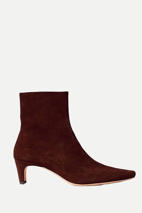 Wally Suede Ankle Boots from Staud