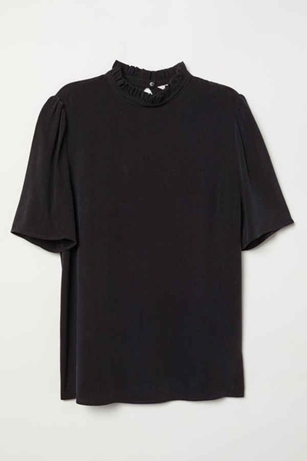 Blouse With A Frilled Collar from H&M