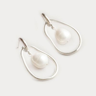 Constance Pearl Earrings from Wolf Circus