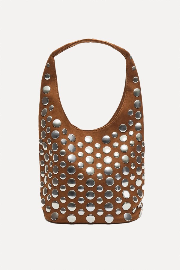 Studded Shoulder Bag from Stradivarius