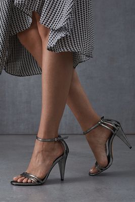 Ilsa Metallic Open Toe Sandals