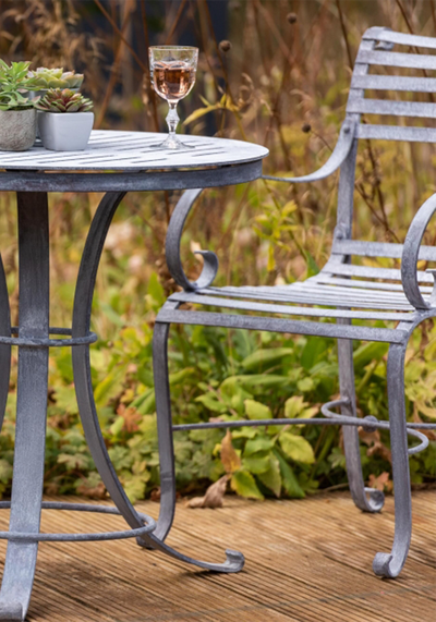 Antique Finish 2 Seat Garden Bistro Set from Burford Garden Co. 