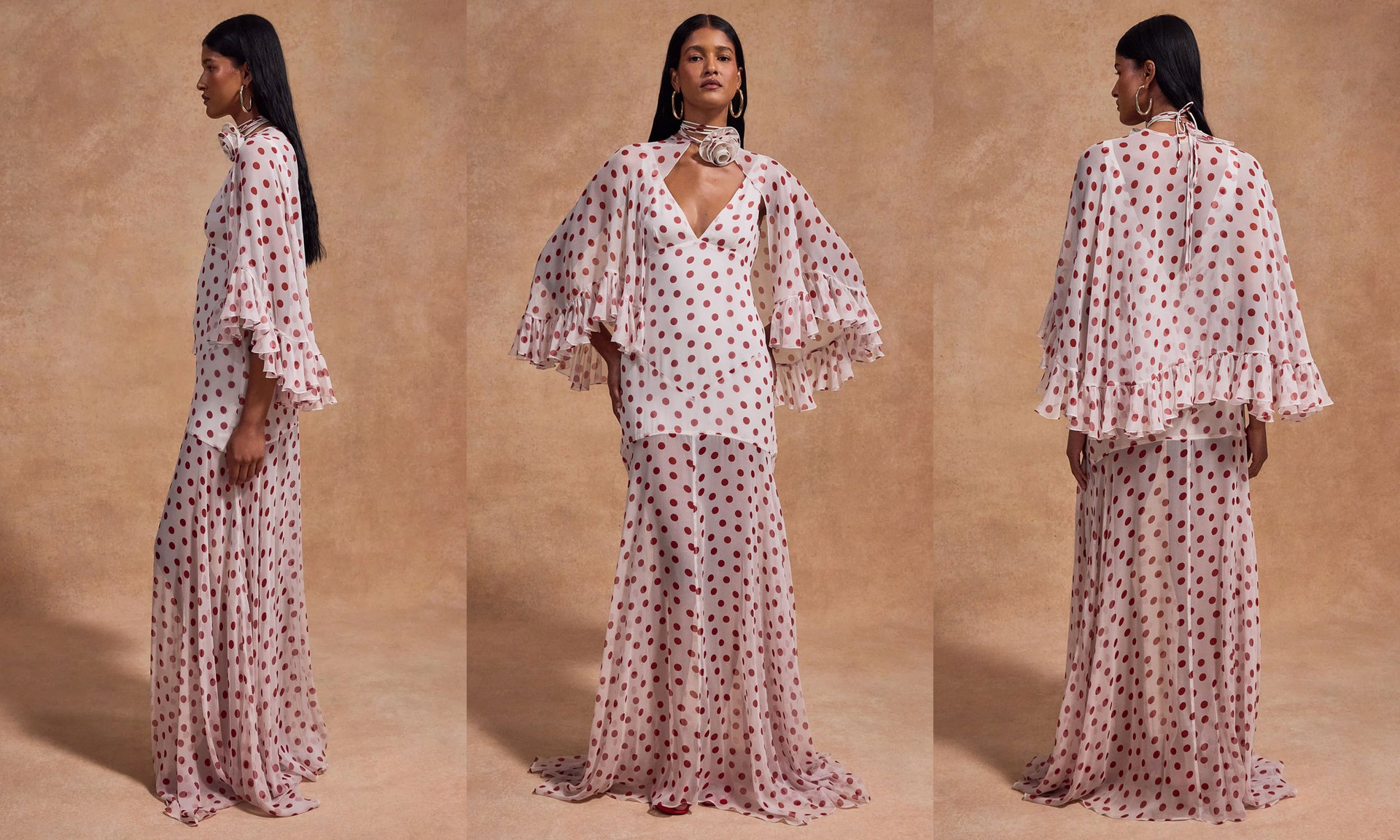 Precioso Cape Dress