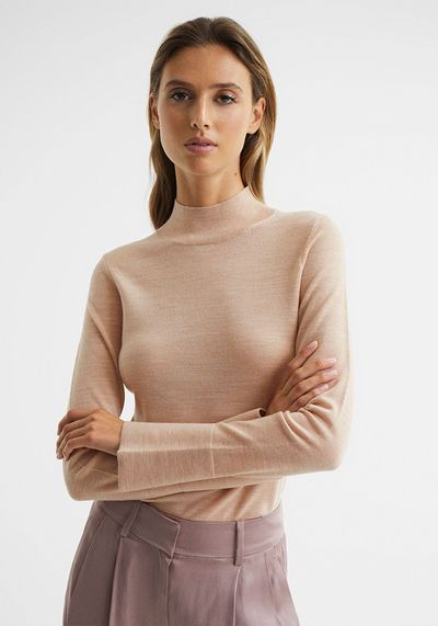 Sasha Merino Wool Split Sleeve Jumper