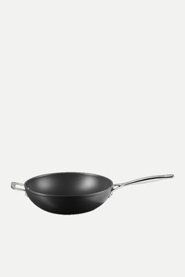 Toughened Non-Stick Stir-Fry Pan with Helper Handle
