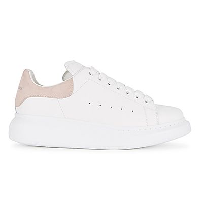 Larry White Leather Sneakers from Alexander McQueen