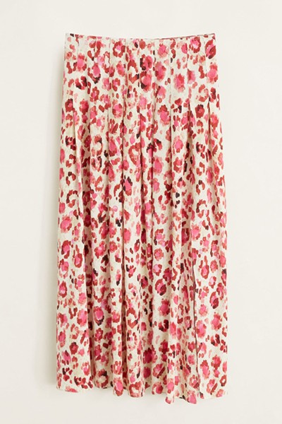 Printed Midi Skirt from Mango