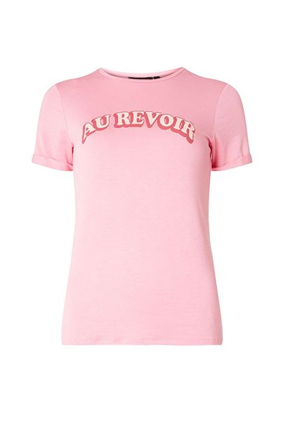 Pink Motif T-Shirt